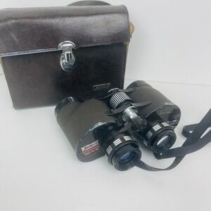 Jason Binoculars Statesman 7x35 Model 138 Brown Extra Wide Angle UVC Good